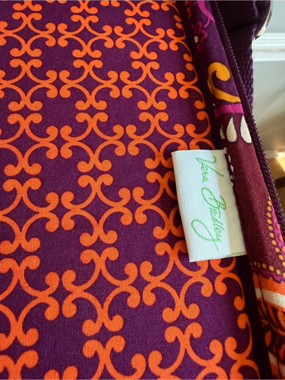 VERA BRADLEY Laptop Quilted Padded Sleeve-Suzani